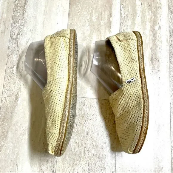 TOMS Woven Jute Classics Flats 206 - Picture 4 of 9